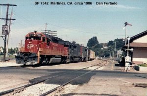 Image of SP SD40R in Daylight paint, Copyright Dan Furtado 1986