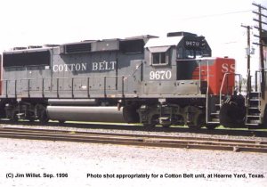 Proto Image of an SSW GP60 #9670, (C) Jim Willet.