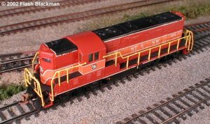 (C) Flash Blackman Atlas N Scale GP7 in Daylight paint