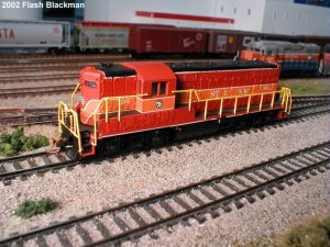 (C) Flash Blackman Atlas N Scale GP7 in Daylight paint